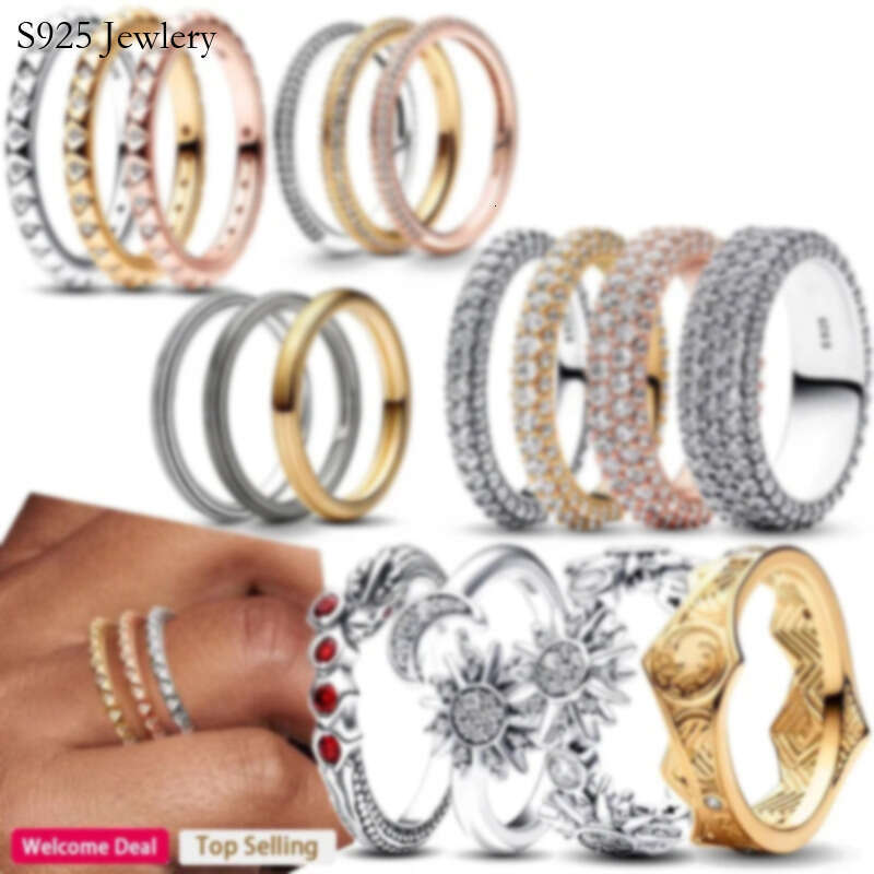 2023 New Selling PoFlower Womens Crown Me Dense Emblem Sun Crescent Ring Light Diy Game Charm Jewelry