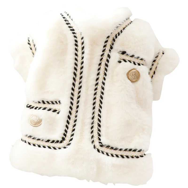 Luxury Dog Clothes Autumn Winter Thick Cat Princess Cotton Sweater Coat Cat Pomeranian Schnauzer Puppy Costume Yorkshire Pugs Z250808