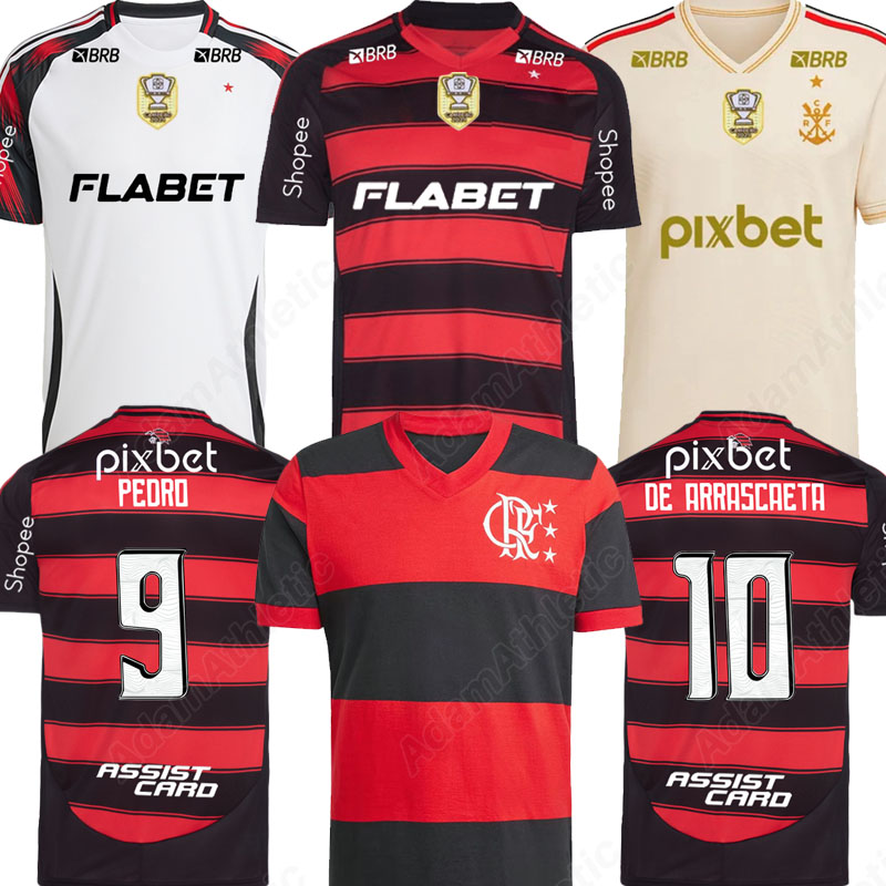 Flamengo jerseys 25 26 DE ARRASCAETA PEDRO football shirts 2025 GERSON DE LA CRUZ B.HENRIQUE soccer jersey player version