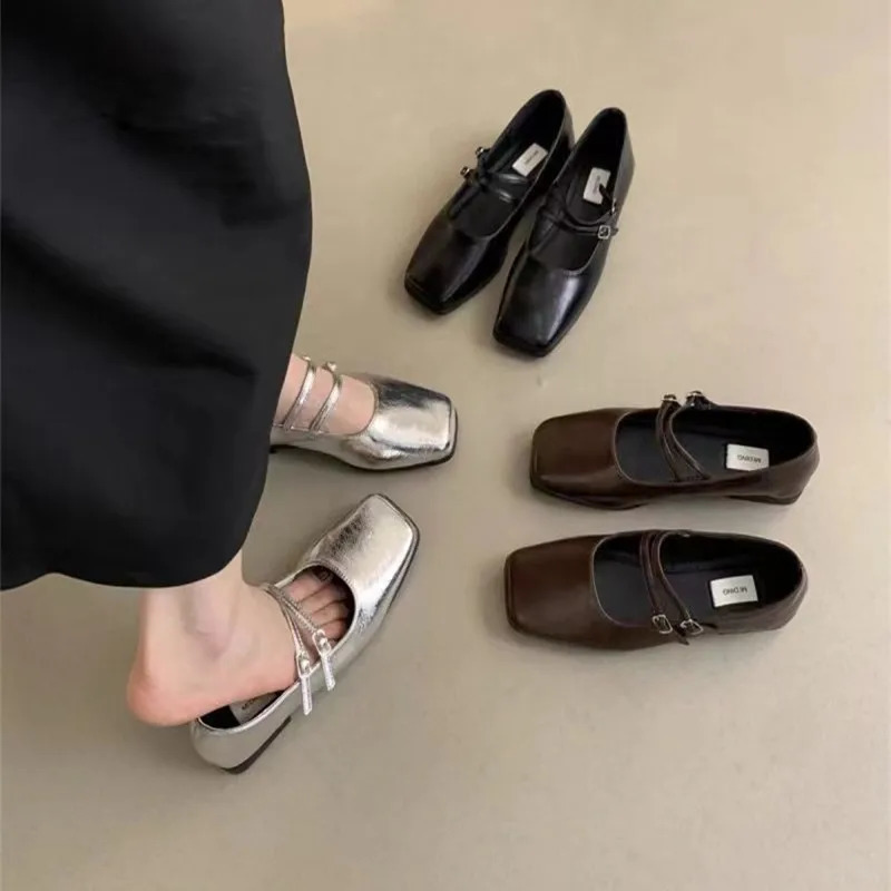 Fashion Solid Color Simple Elegant Casual Flat Wear-resistant Comfortable Fashionable Womens Shoes Chaussure Femme 250805