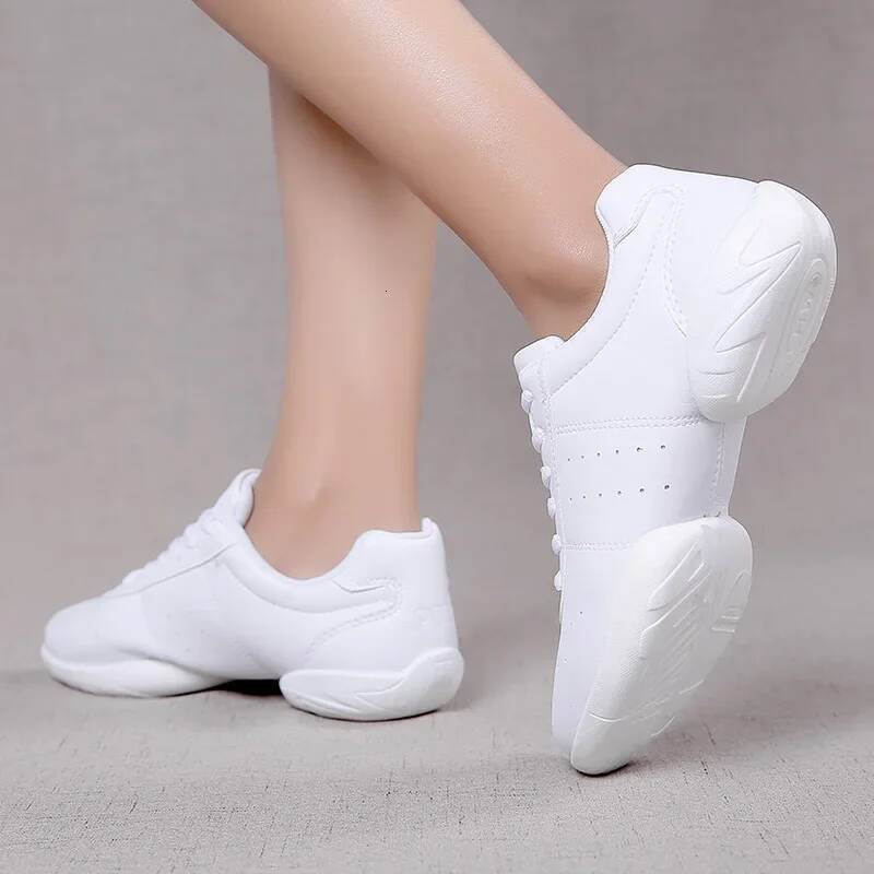 Dance Shoes Woman Ladies Modern Soft Outsole Jazz Sneakers Aerobics Breathable Lightweight Female Dancing Fiess Sport 2024 ddmysaturn