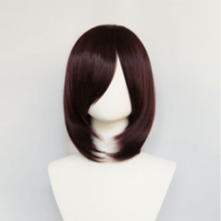 Multi-Purpose Cosplay Ready Dark Chocolate Shade Human-Like Fibered Full Length Wig
