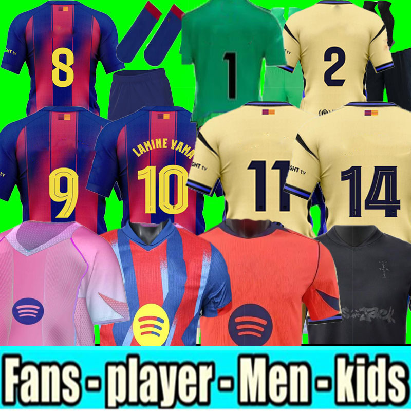 25 26 soccer jerseys camiseta de futbol PEDRI football shirt men kids kit LAMINE YAMAL