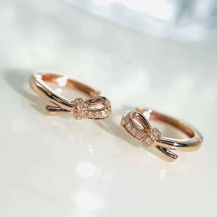 Fashion Jewelry Round Brilliant Lab Grown Dia Cut GIA Certified Gold Hoop Earrings for Women
