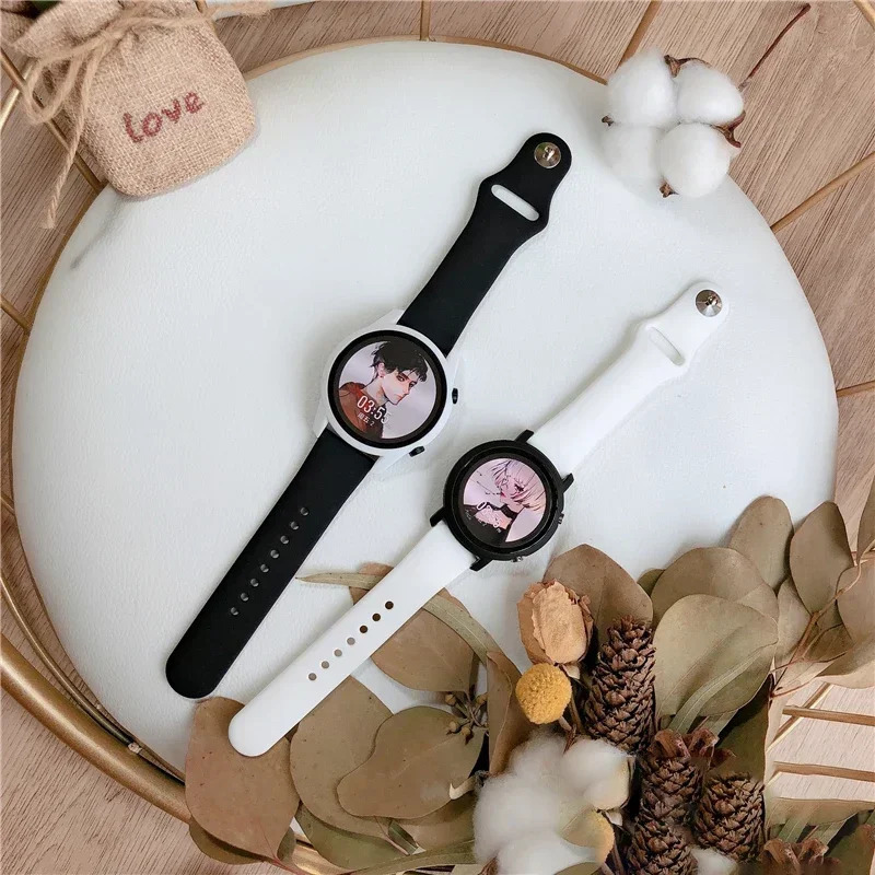 For Galaxy watch 764Classic55 proActive2Gear S3 band Silicone bracelet GT 42e3 pro 22mm 20mm strap 250805