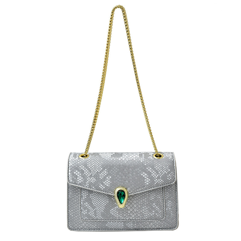 Free Shipping 2025 New Women's Designer Serpentine Diamond Luxury Brand Texture Commuter Women's Small Square Bag Banquet Bag Wallet Makeup 