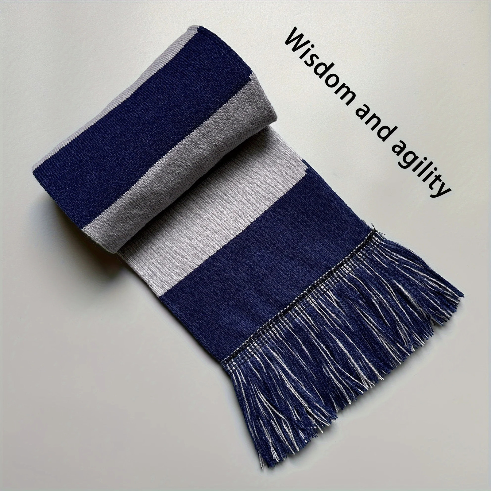 1PCS unisex knitted striped scarf lengthened 63inches scarf Fashion warm scarf preppy scarf 250807