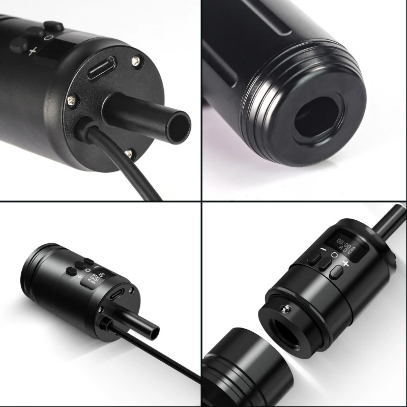 40JD Wireless Tattooed Battery Grip Ergonomical Handle Practical Tattooed Supplies 250805