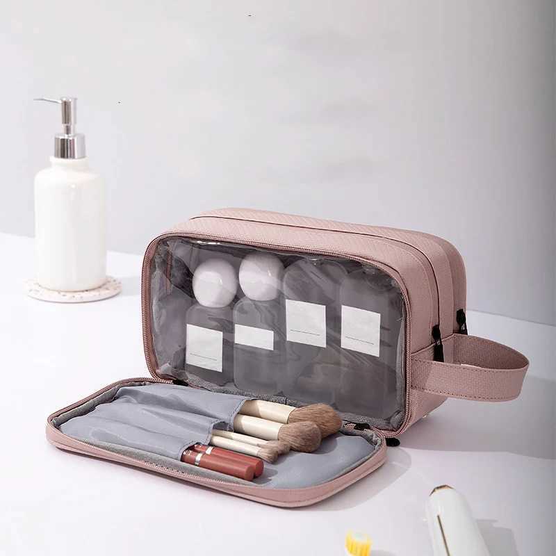 Hanging Toiletry Bag Large Capacity Waterproof Portable Travel Necessaire Case Cosmetic Bag for Men Wen Beauty W Pouch Y250808