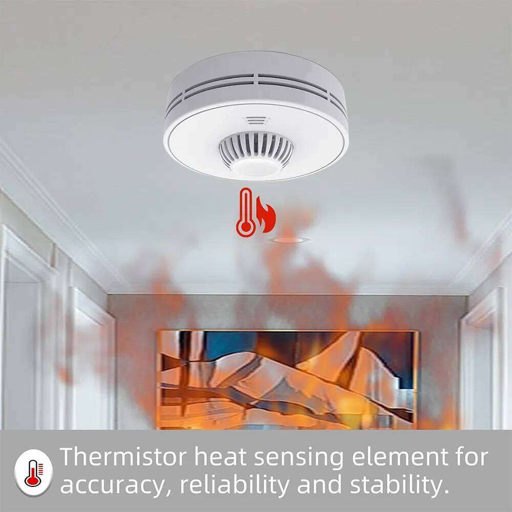 V-Come Standalone Alarm with Sealed 10-Year Li-Battery, Kitchen Heat Detector VH01