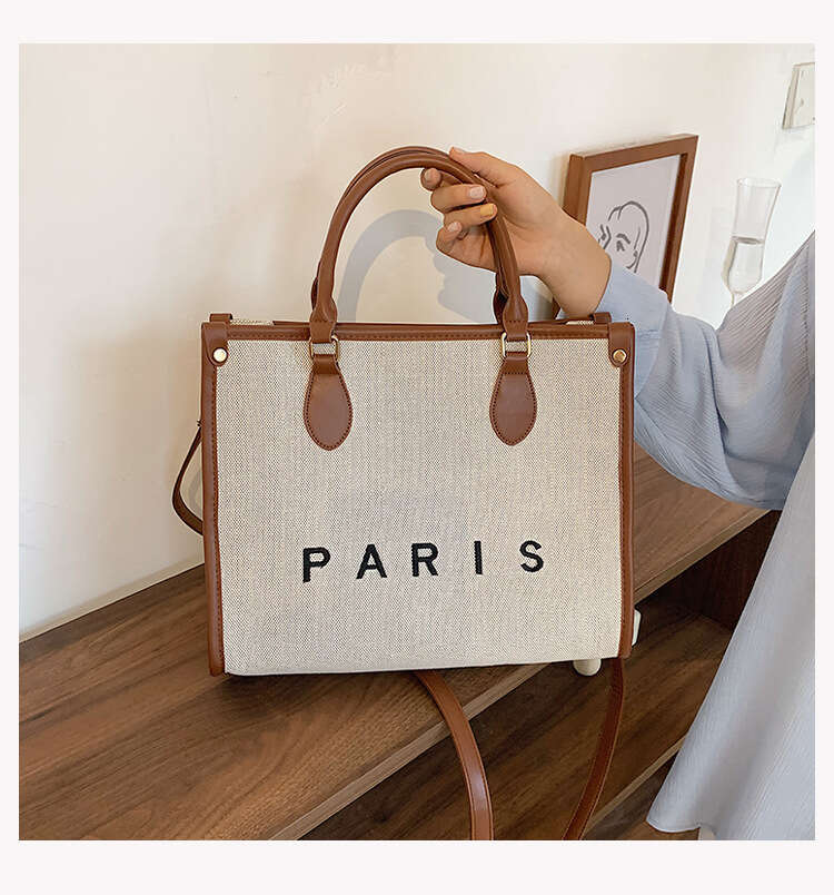 2025 bags New Women's Designer Canvas Embroidered Tote Luxury Commuter Shoulder Tote Crossbody Bag