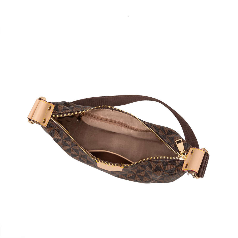 Lacel Urwebin designer women's bag new crescent shaped women's bag crossbody bag shoulder bag fashion trend printed women's bag gift