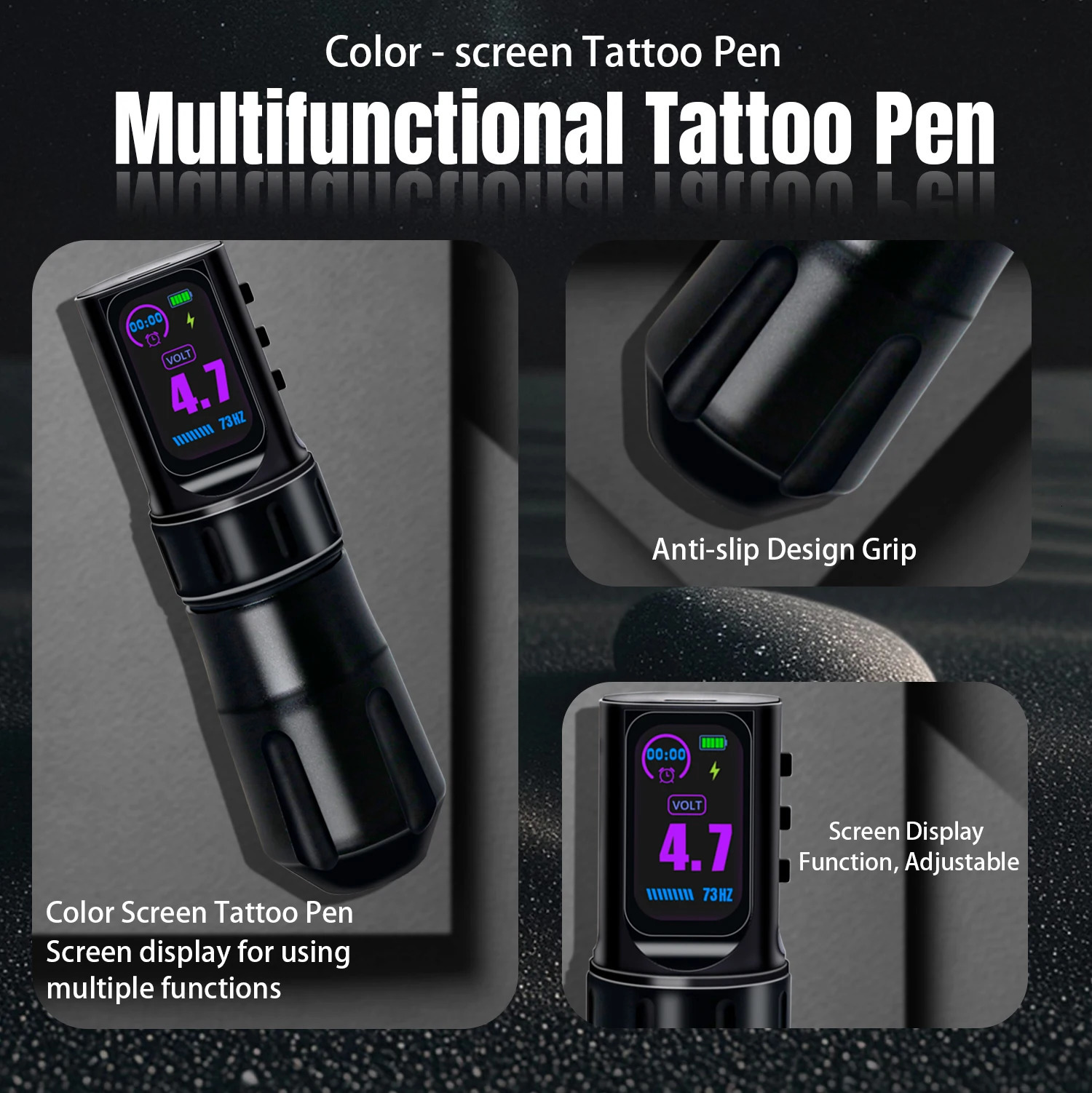 Wireless Tattoo Pen Tattoo Machine Dual Mode Direct Drive IPS Screen Timing Function Battery 1800mAh Suitable tattoo artists 250805