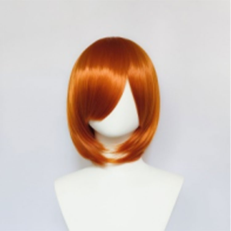 Full-Length Wavy Dark Brown Fiberglass Wig - Perfect for Historical Characters