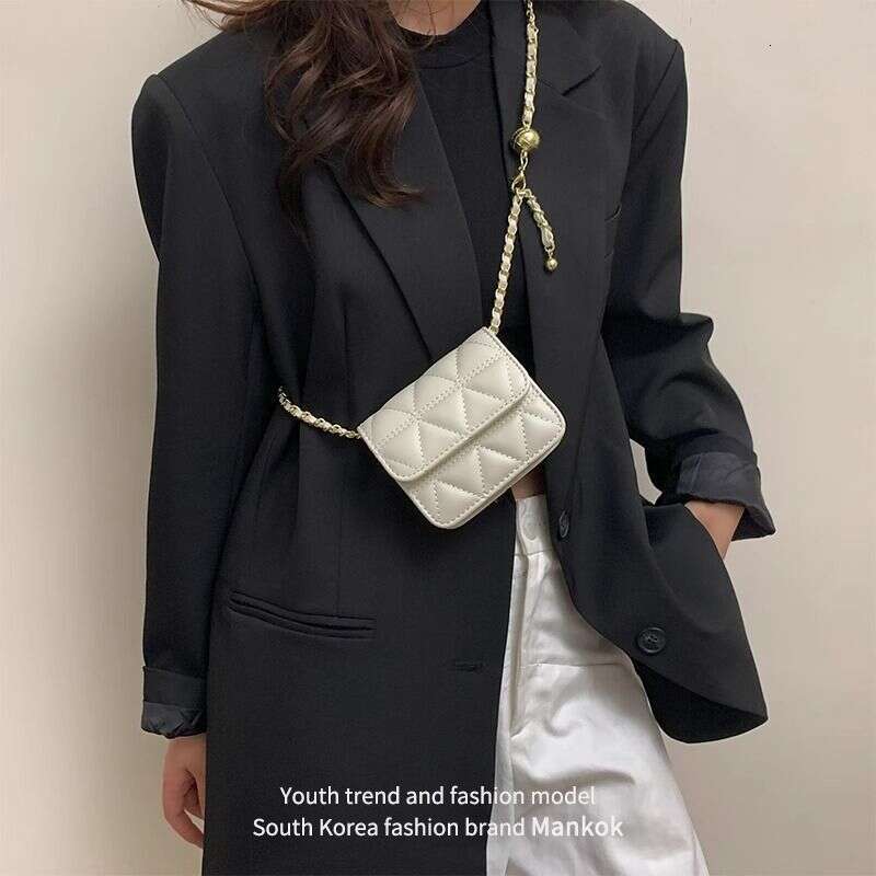Women's 2025 Summer bags New Small Square Chain Stylish Single Shoulder Korean Version Versatile Fashion Designer Crossbody Bag
