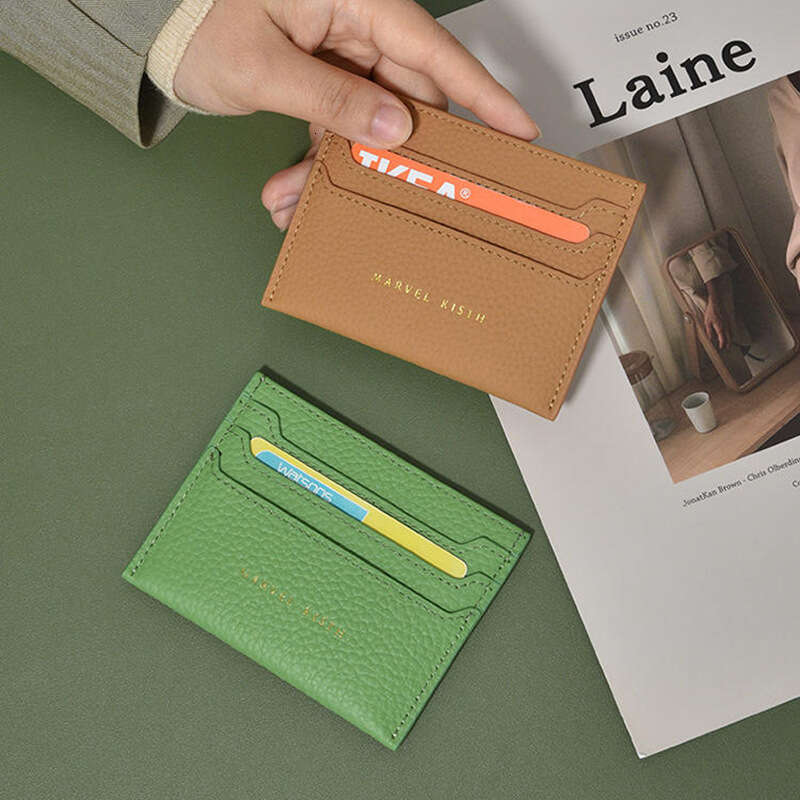 High-Value Texture Lightweight for Women, Compact and Portable Driver's License Clip, One-Piece Multi-Card Slot Ultra-Thin Card Holder