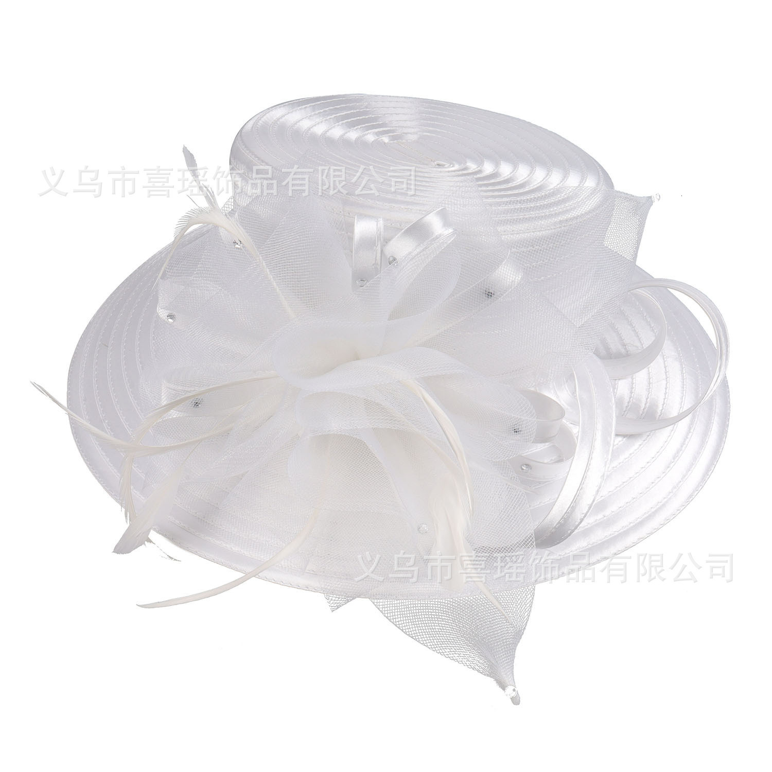 Fascinator Hats for Women Elegant Wedding and British Lady Deby Race Top Church Hats for Black Women S10-4266 250402