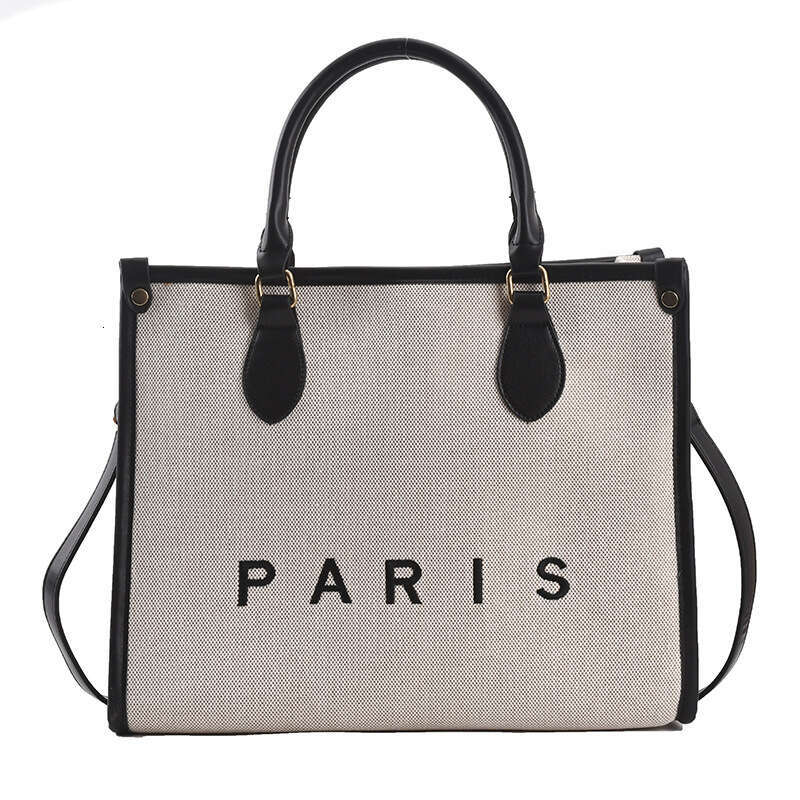 2025 bags New Women's Designer Canvas Embroidered Tote Luxury Commuter Shoulder Tote Crossbody Bag