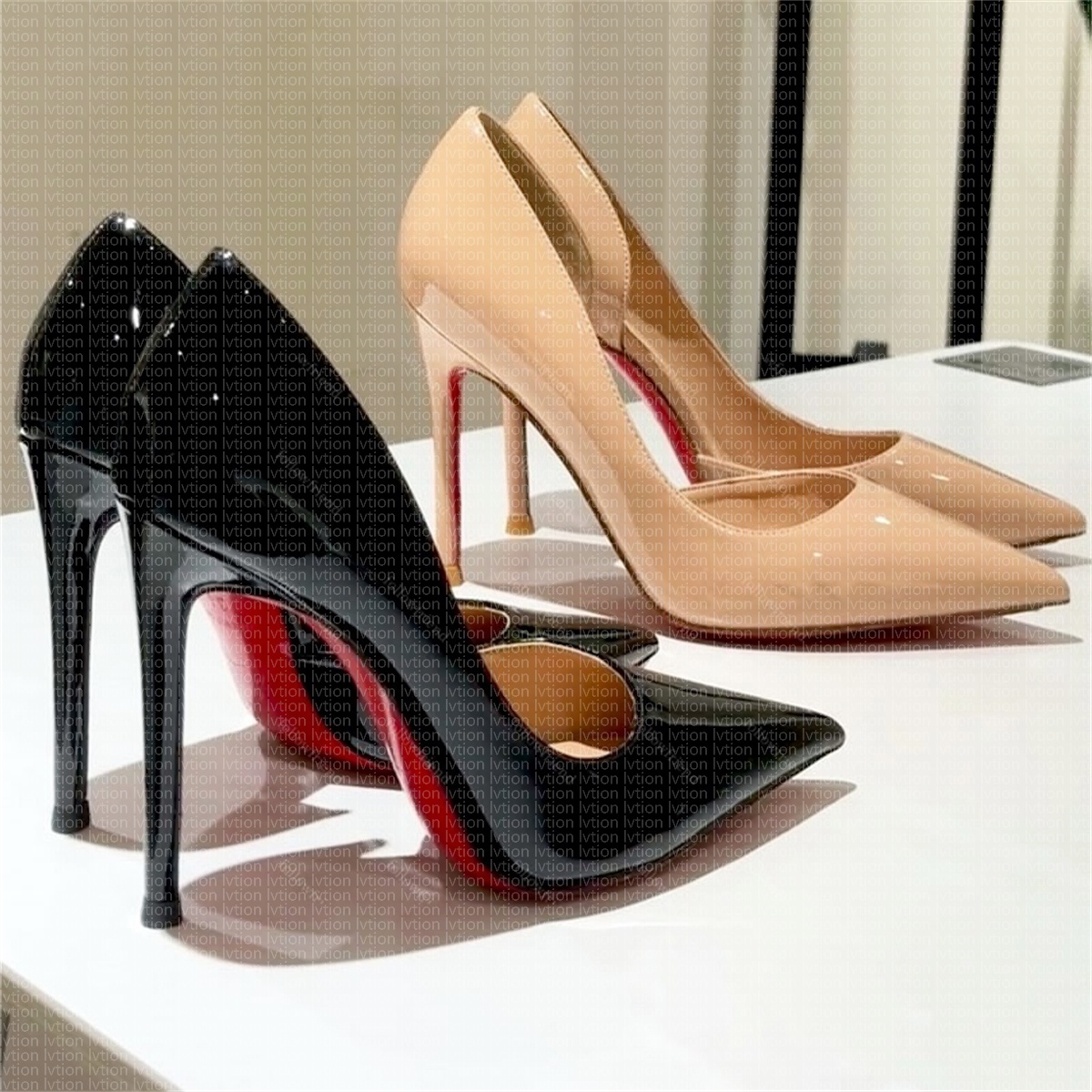 Designer heels high heels Women sandals slingback heels classic stiletto heels Pointed Toes Patent Leather sexy Pumps Dress shoes 6 8 10 12cm Wedding Party Shoes 35-43