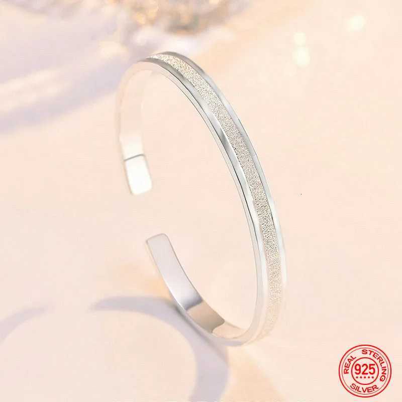 925 Sterling Silver Hollow Bells Ball Bangles Adjustable Bracelets For Women Fashion Holiday Gifts Party Wedding Jewelry Z250807