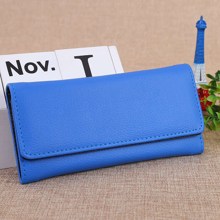 New Magnetic Buckle 70% off Long Wallet Women's Clutch Card Holder Phone Bag Customizable