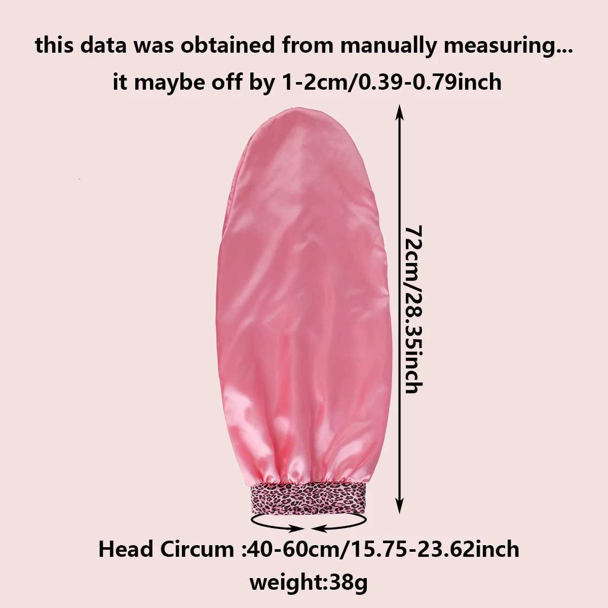 2024 Womens Extra Long Satin Sleep Bonnet - Oversized Adjustable Breathable for Curly Natural Hair Bonnet Z250808