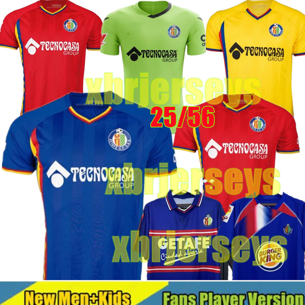 25 26 Getafe FC Soccer Jerseys retro 1998 1999 2009 2010 ALDERETE DJENE ARAMBARRI UCHE PETER Bertug Yildirim B.Mayoral 4XL 3XL 2025 2026 mens Football Shirts Uniforms