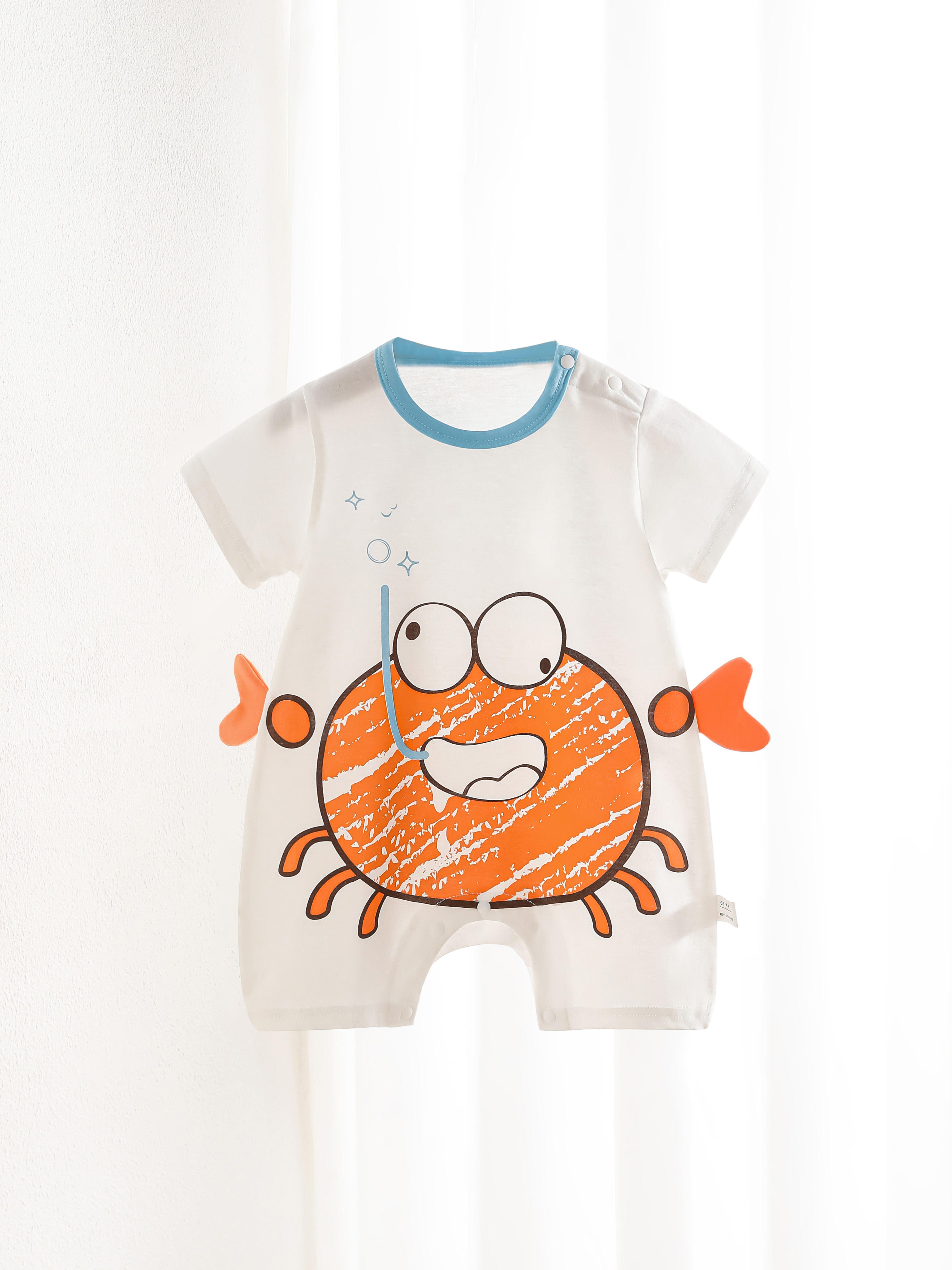 Lightweight Pure Cotton Unisex Toddler Outfit Featuring Diverse Animals