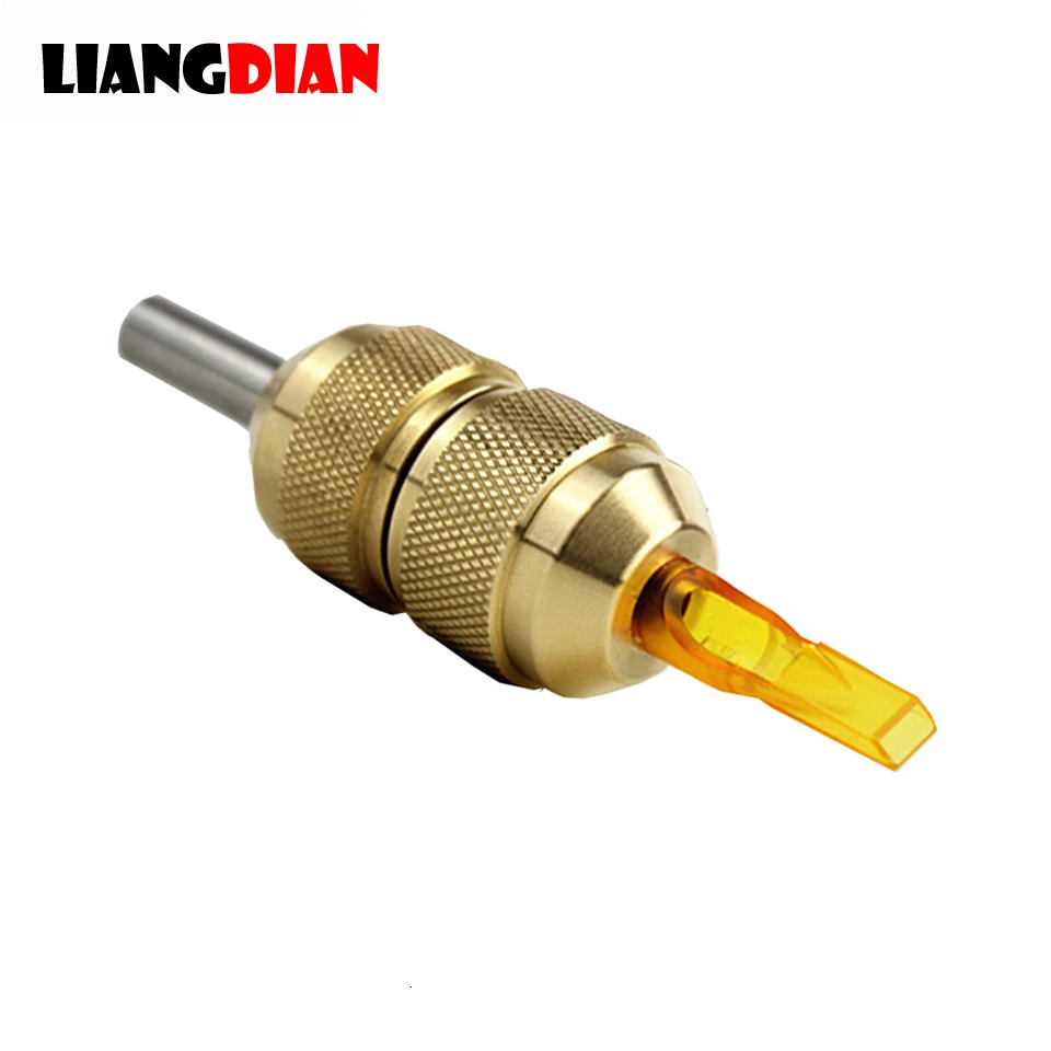 25mm Copper Tattoo Grip Handle Tube Auto-Lock Tattoo Machine Grip For Tattoo Supplies Body Art Tools permanent Makeup 250805