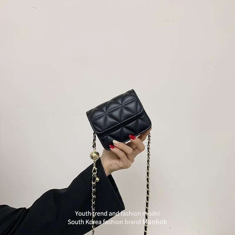 Women's 2025 Summer bags New Small Square Chain Stylish Single Shoulder Korean Version Versatile Fashion Designer Crossbody Bag
