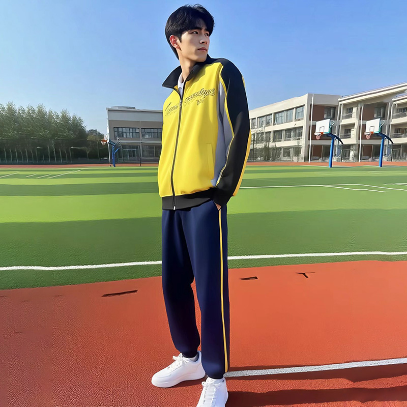 Factory customized British style school uniforms for spring and autumn campuses, providing leisure and comfort