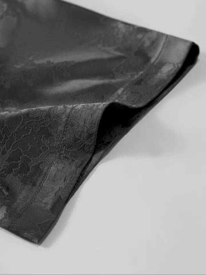 Mens Embroidered Shirt Short Sleeve Casual Summer Beach Button Down Shirts 250807