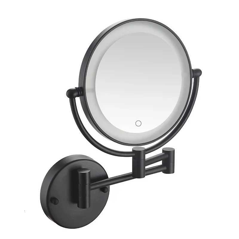 Decorative Mirrors Bathroom 8-inch Folding Rotating Telescopic Makeup Mirror Wall Hanging Double-sided Magnifying Beauty Mirrors Z250807