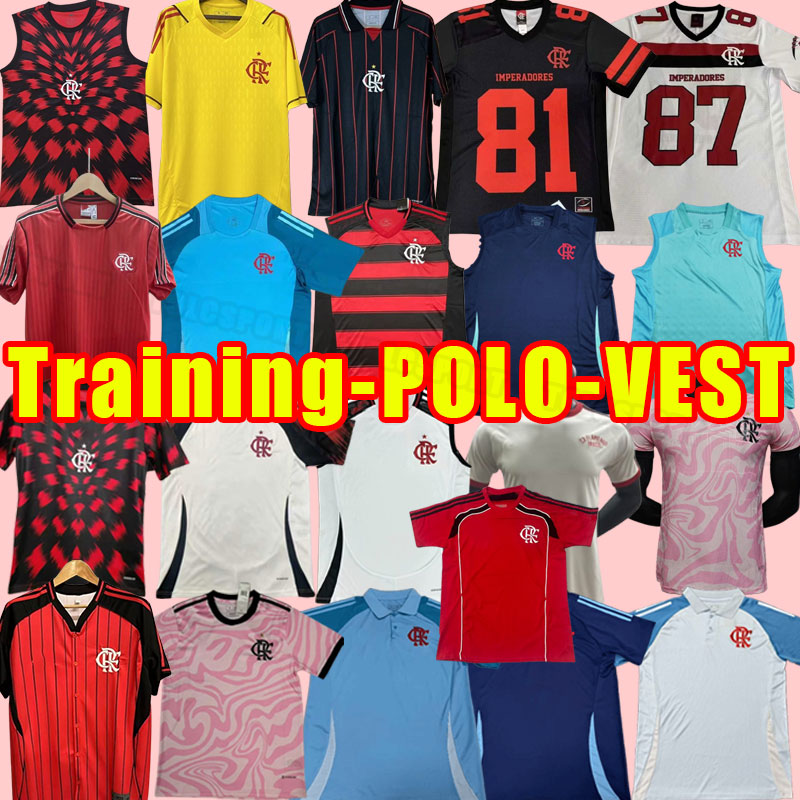 CR Flamengo soccer jerseys player version Flamenco 25 26 David Luiz DIEGO E.RIBEIRO GABI away football shirts 2025 2026 PEDRO DE ARRASCAETA MEN Goalkeeper POLO VEST