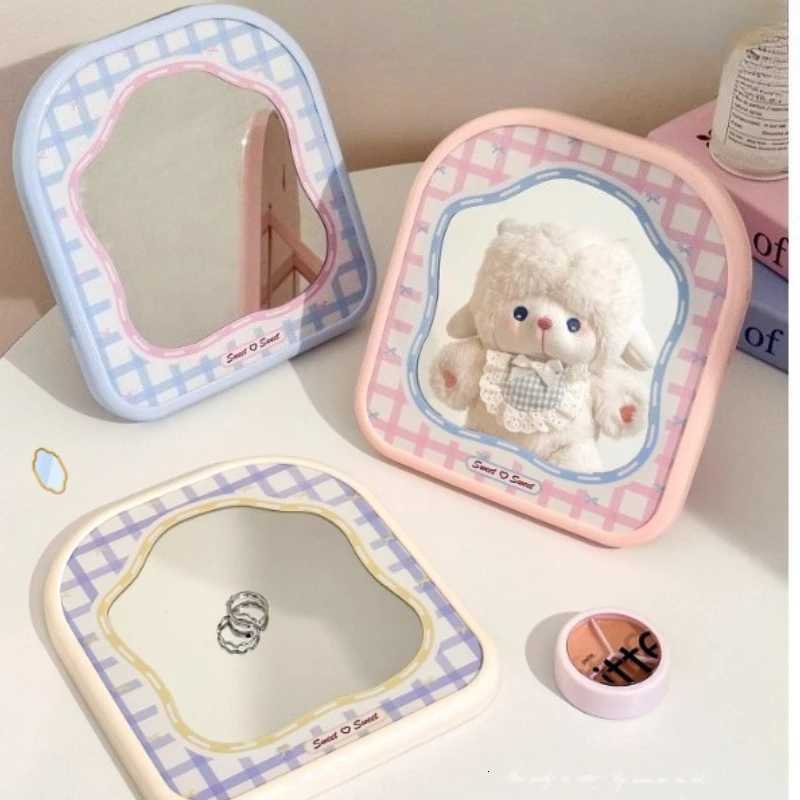 2025 Kawaii Cheese Makeup Mirrors for Women Room Decoration Cute Wall-mounted Mirror Japan Style Mini Portable Mirrors Wholesale Z250807