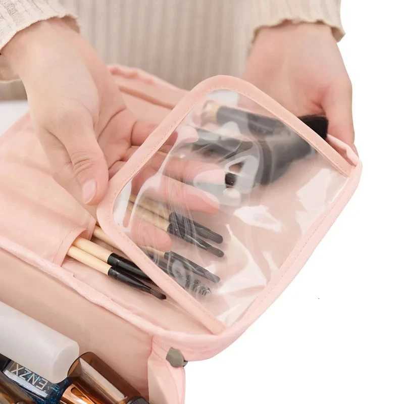 Makeup Bag For Men Toiletries Organizer Waterproof Travel Makeup Storage Pouch Fem Large Capacity Portable Cosmetic Case Y250808