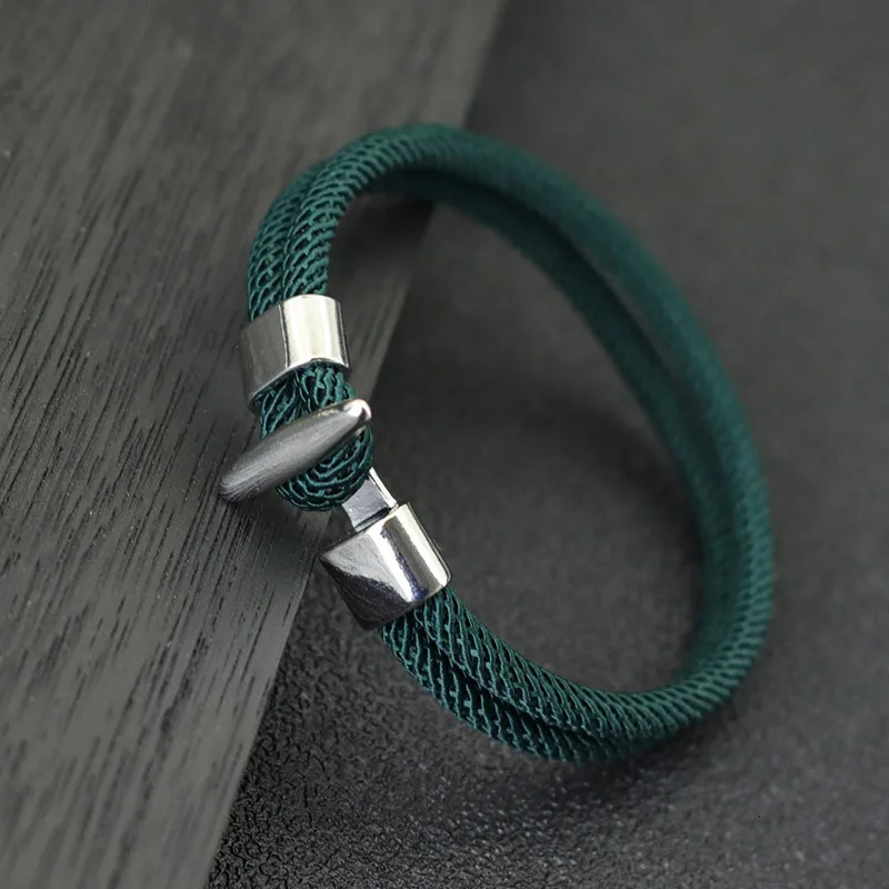 51Luckind Simple n Milan Rope Bracelet Handmade Men Women Outdoor Survival Braclet For Camping Armband Thread Jewelry 250808