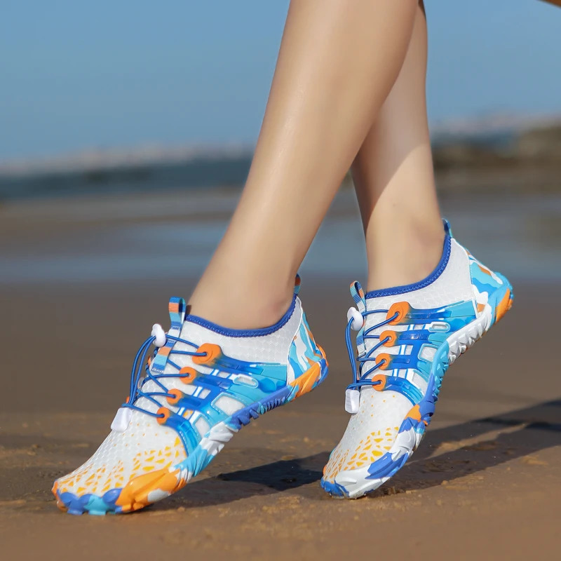 Aqua Shoes Hiking Sport Shoes Deep Squat Fitness Shoes Fishing Swimming Wading Shoes Surfing Diving Beach Five-Finger Shoes 250730