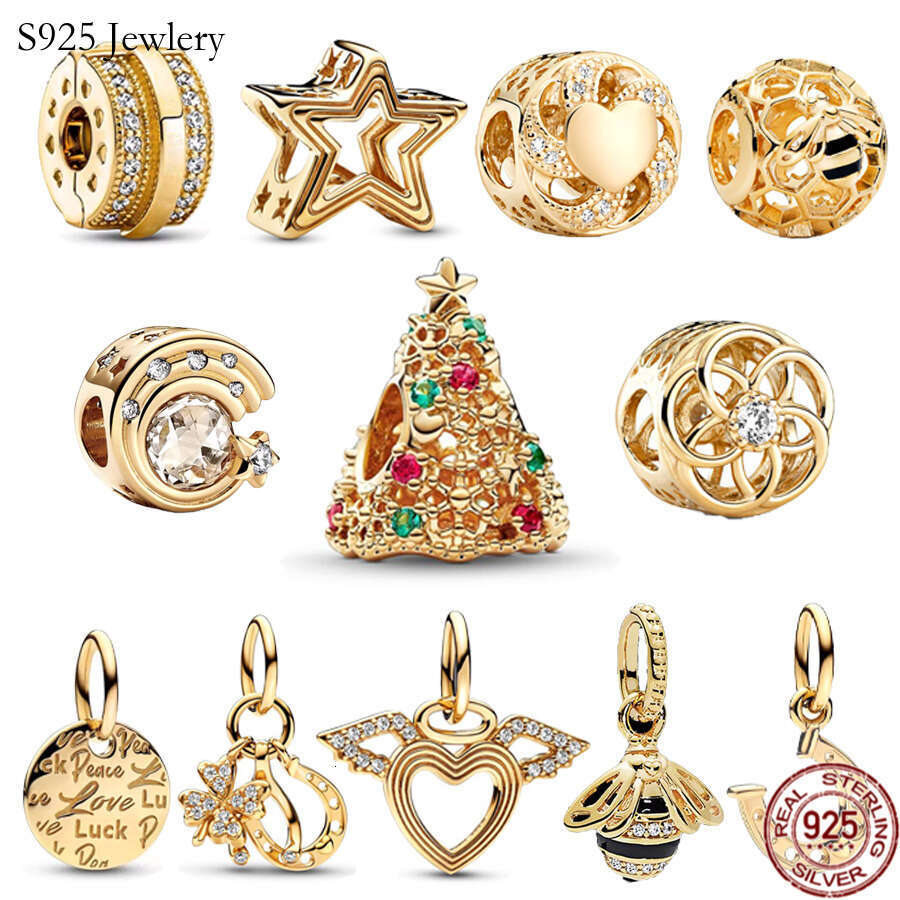 New Pure Silver Heart Angel Wings Suspension Charm Hanging Decoration Suitable For Bracelet DIY Fashion Jewelry Free Shipping