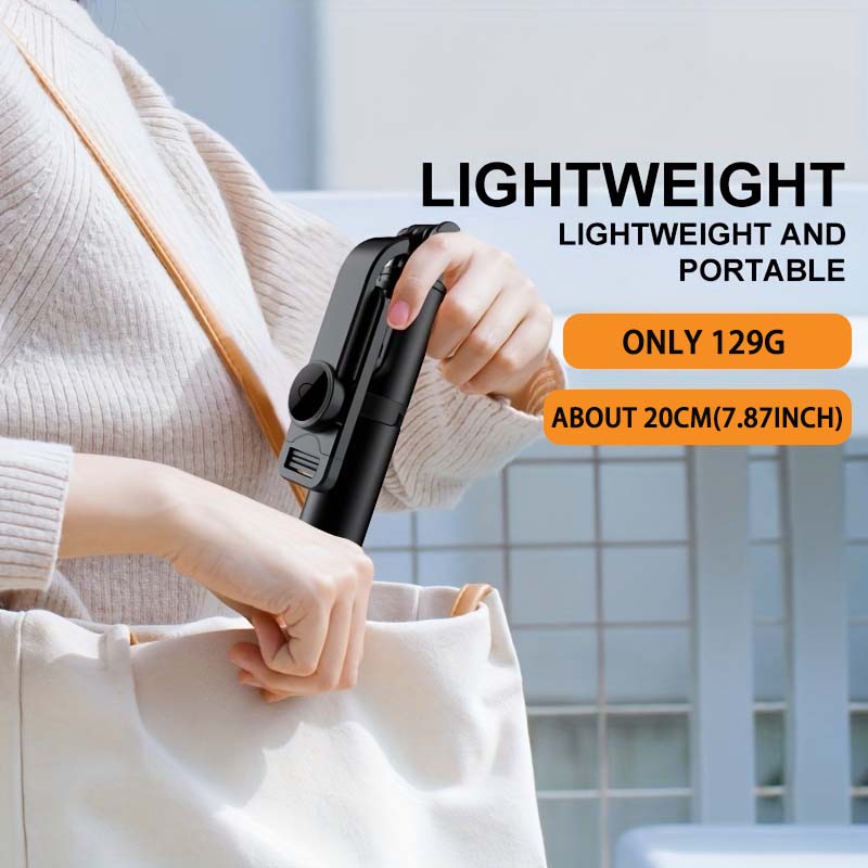 Expandable Telescopic Smartphone Stand with Wireless Bluetooth Remote - Compact & Durable Travel Photography Tool