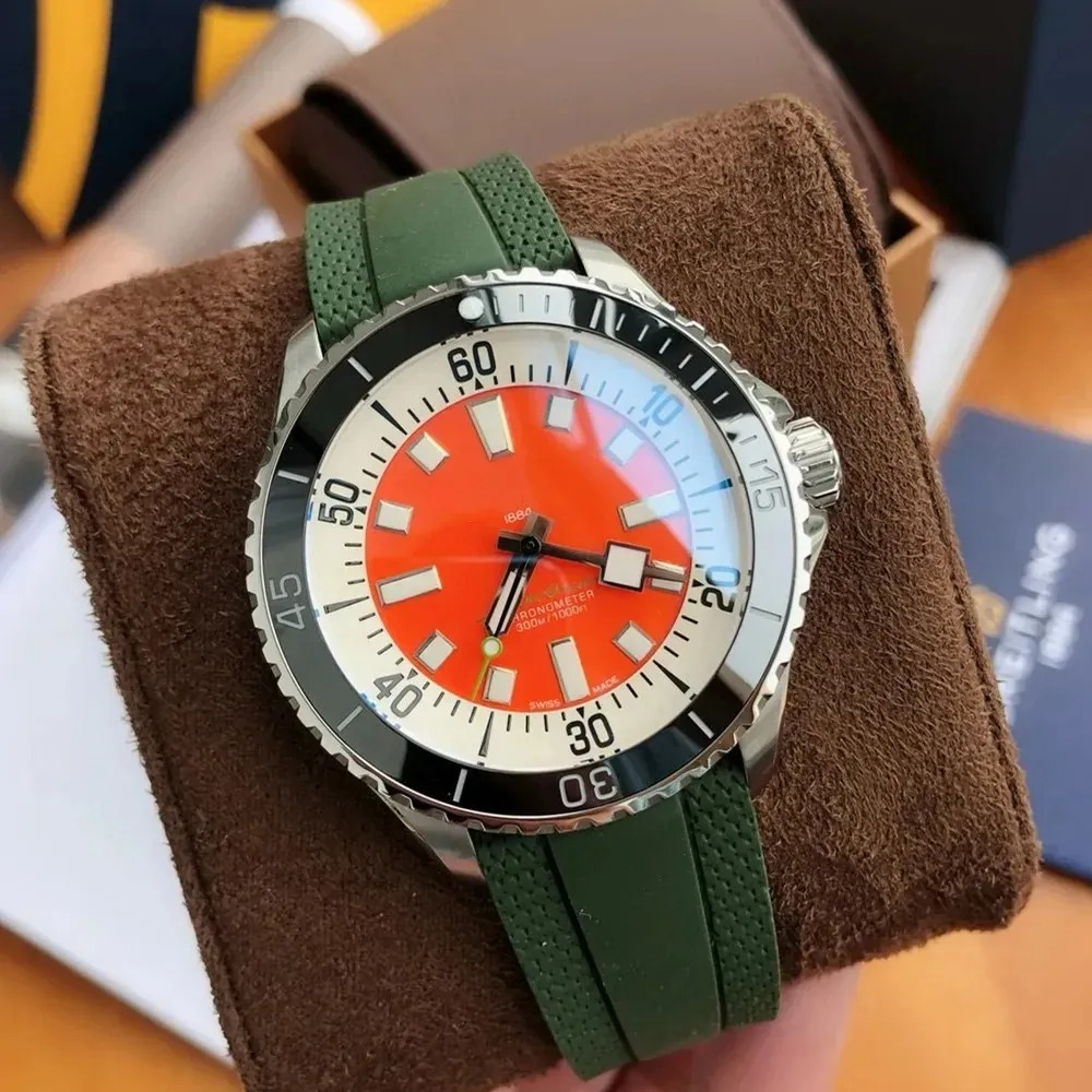 U1 Top AAA Mens Classic Automatic Mechanical Watch Superoceans High Quality Rubber Waterproof Mens Watch Stainless Steel Men Watches