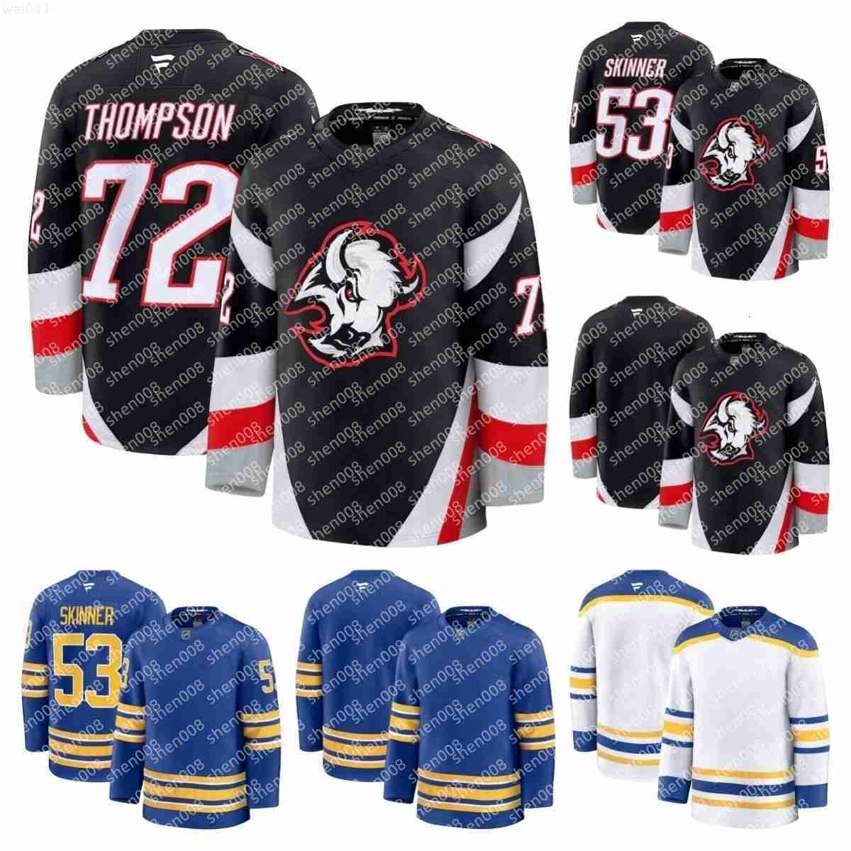 Men Sabres Jersey Hockey Peyton Krebs Mattias Samuelsson Beck Malenstyn Greenway Connors Clifton Henri Jokiharju Tage Thompson Rasmus Dahlin Alex Tuch JJ Peterka