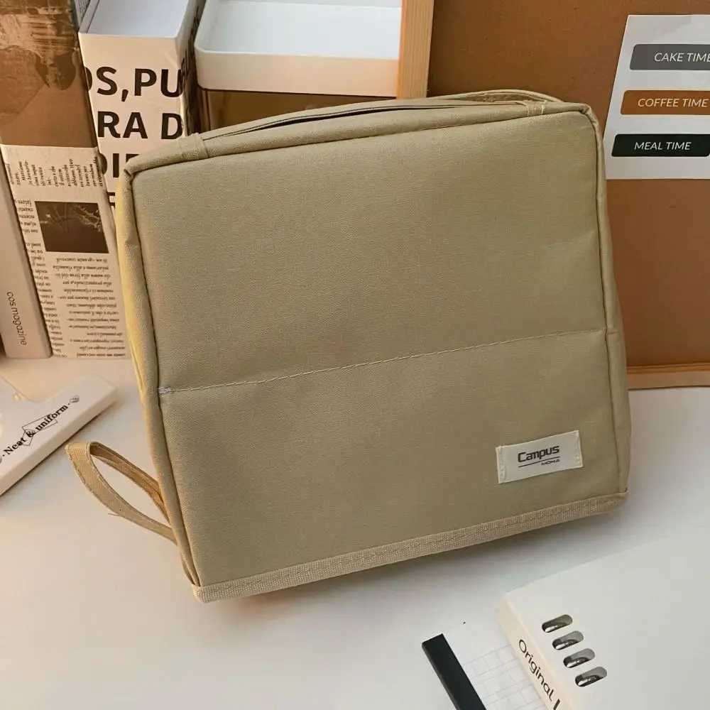 Pen Bag Vertical Makeup Bag Pencil Case Partitioned Skincare Storage Bag Waterproof Large Capacity Stationery Bag for Girls Y250808