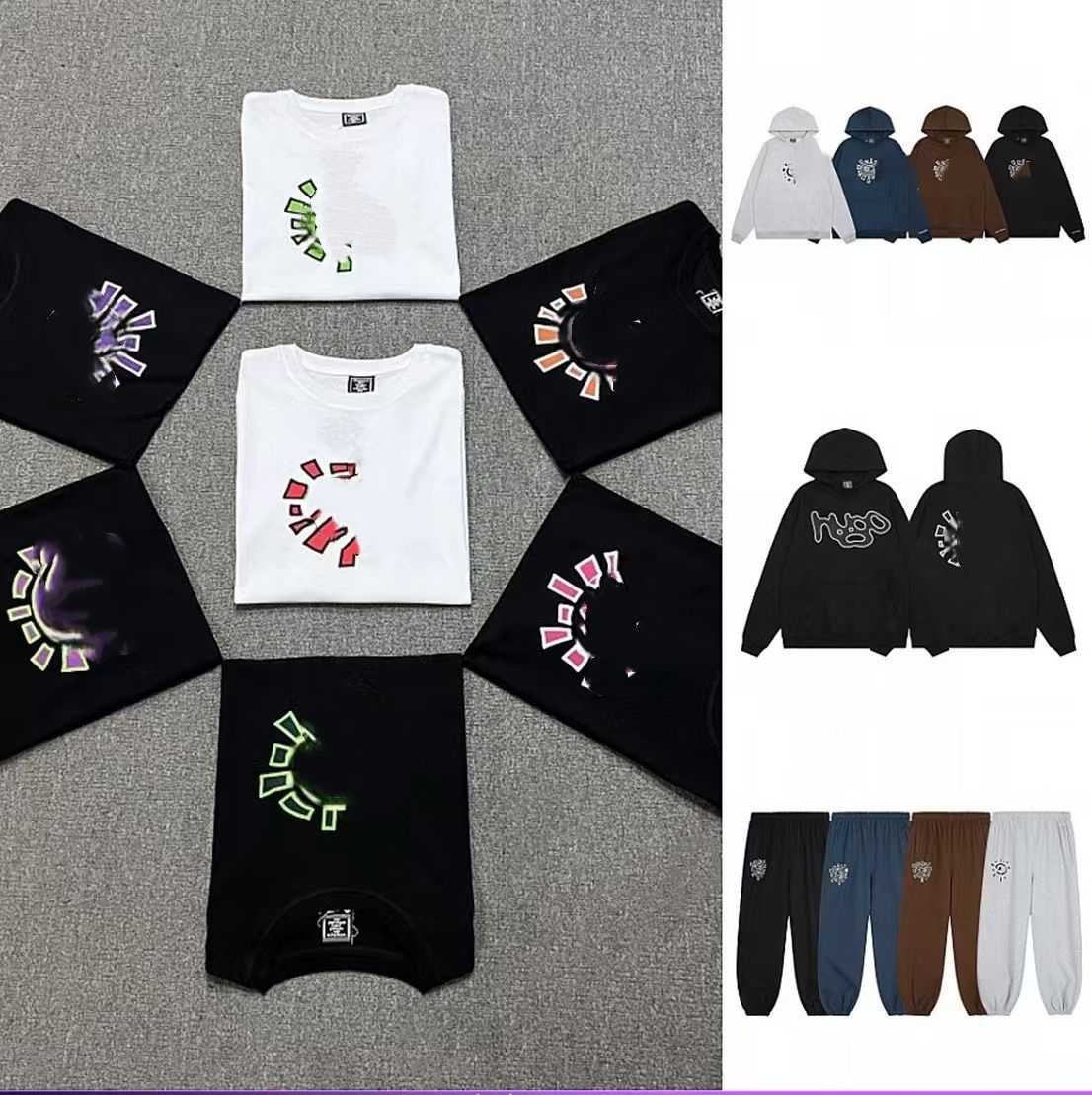 25ss mens Hoodies Always Do What You Should Do Womens Mens Sun Roll Classic Sweatshirts Hip Hop Rap Style Plus Sweatshirt Pants Set Casual Jeans Tracksuit fashion