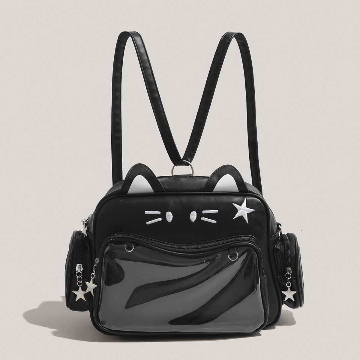 2025 fashion Autumn New Women s Backpack Fashion Cool Hot Girl Mechanical Cat Cute Small Backpack New Fashion Travel Backpack New Designer Backpack