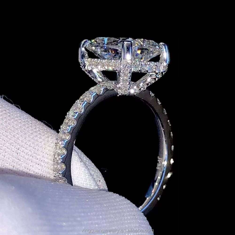XG Factory Price Grown Custom 9 10 14 18 k Gold Fine Rings Lab Dia Jewelry