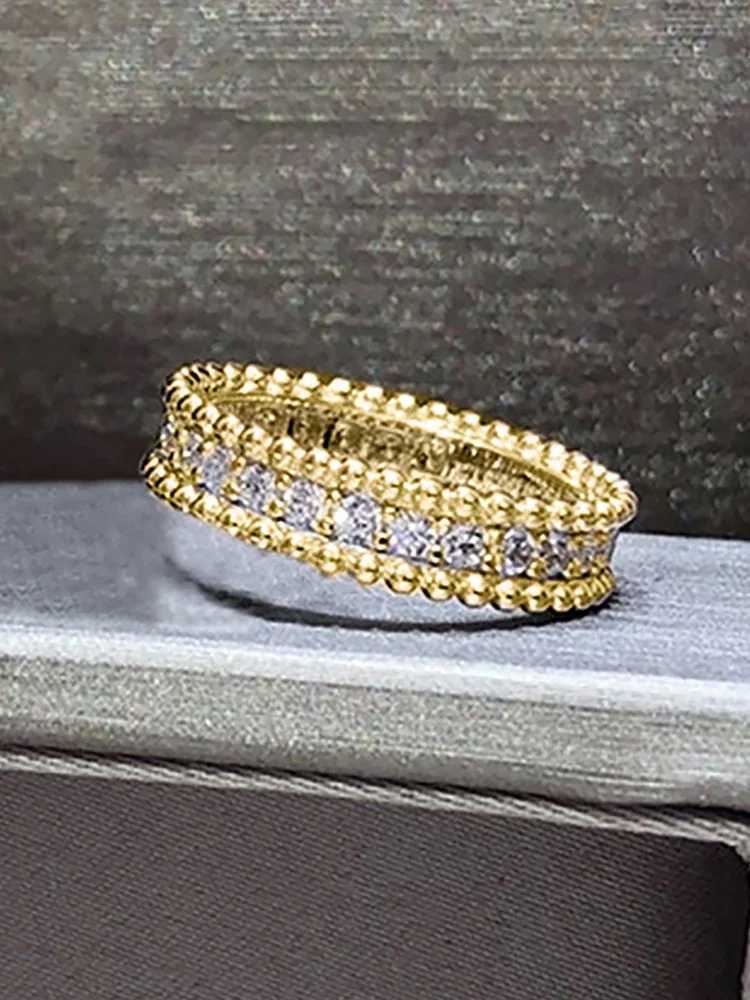 925 Sterling Silver Simple Classic Gorgeous Geometric Zircon Ring For Women Engagement Wedding Luxury High Quality Fine Jewelry Y250808