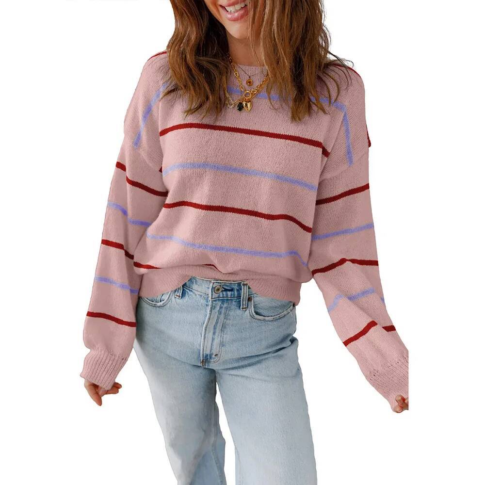 Casual Loose For Woman Winter Trend Women's Long Sleeve Knitting Sweater Knitwear Pullovers Vintage Female Tops Clothes dongdumaoyi