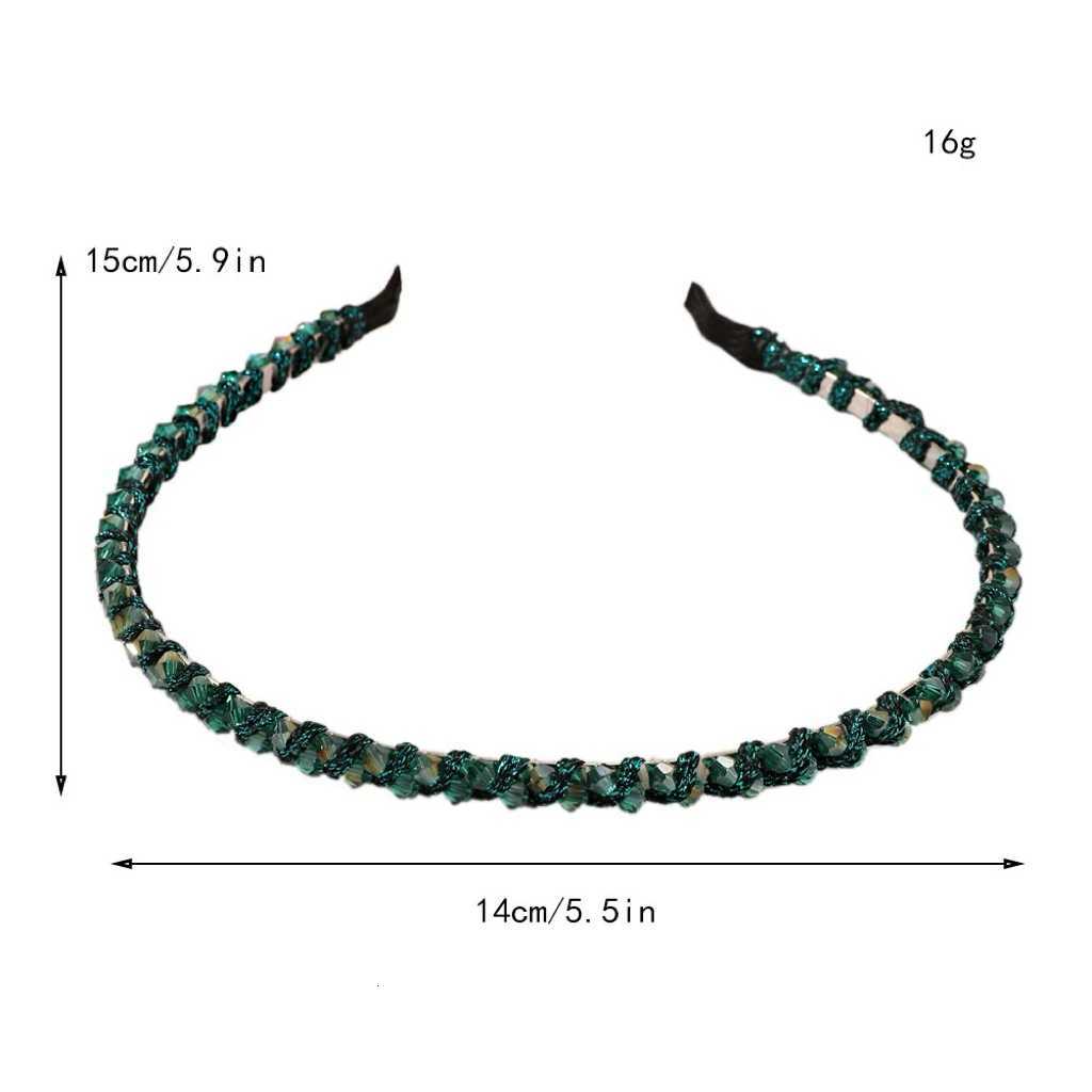 1/2/3/6Pcs Fashion Crystal Bezel Hair Accessories Hair Bands Sweet Dr Band Fine Hairpin Wen Band Y250808