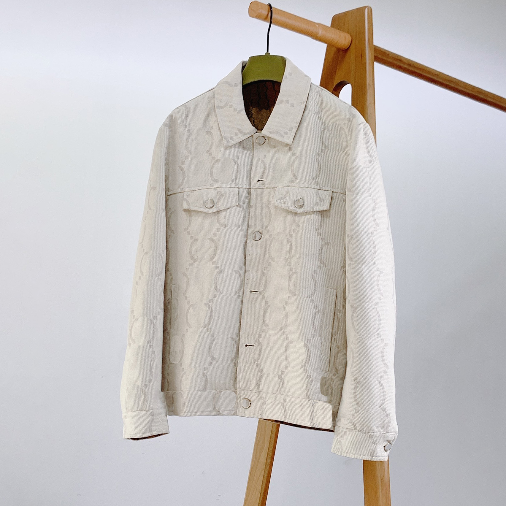 High quality designer men's jacket, men's jacket, short jacket, retro denim jacket, classic lapel full print craftsmanship, trendy and fashionable unisex